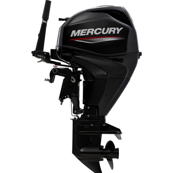 2016 Mercury 25 HP 3 Cylinder 4 Stroke 20″ (L) Tiller Outboard Motor - Image 2