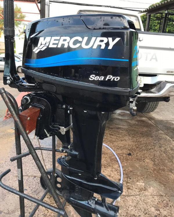 2016 Mercury 25 HP 3 Cylinder 4 Stroke 20″ (L) Tiller Outboard Motor