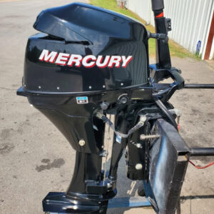 2006 Mercury 9.9 HP 2-Cyl Carbureted 4-Stroke 20″ (L) Kicker Outboard Motor With Tiller Handle